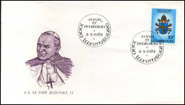 Luxembourg - FDC - S.S. Le Pape Jean-Paul II - FDC