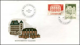 Luxembourg - FDC - Monuments Classés - FDC
