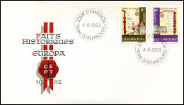 Luxembourg - FDC - Europa CEPT 1982 - FDC