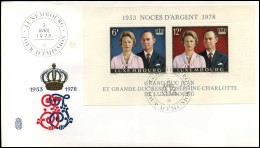 Luxembourg - FDC - Grand-Duc Jean Et Grande-Duchesse Josephine-Charlotte - FDC