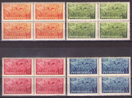 Yugoslavia 1947 Railway Samac - Sarajevo, Mi 529-532 - MNH**VF - Unused Stamps