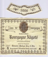 BOURGOGNE ALIGOTE 2006 DOMAINE MAILLARD CHOREY LES BEAUNE (1432)_EV75 - Bourgogne