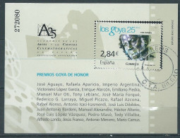 ESPAGNE SPANIEN SPAGNA SPAIN ESPAÑA 2011 MS CINEMA AWARDS PREMIOS GOYA USED ED 4650 YT BF197-4311 MI B207-4606 SC SH3791 - Used Stamps