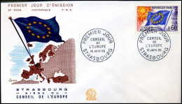 Frankrijk - FDC - Conseil De L'Europe - Unclassified