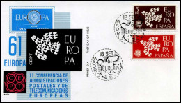 Spanje - FDC - Europa CEPT 1961 - 1961