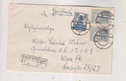 POLAND RYBNIK Registered Cover To Austria - Storia Postale