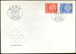 Zwitserland  - FDC - Europa CEPT 1959 - 1959