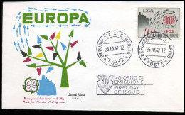San-Marino - FDC - Europa  CEPT - 1962