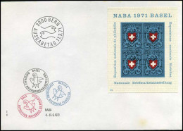 Zwitserland - FDC - NABA 1971 Basel - FDC