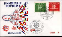 Bundespost - FDC - Europa CEPT - 1963