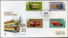 Guernsey - FDC - Public Transport - Andere (Aarde)