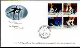 Canada - FDC - World Figure Skating Championchips - 2001-2010