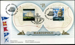 Canada - FDC - Marco Polo, Ships - 1991-2000