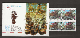 2001 MNH Slovakia Booklet Mi 41 Postfris** - Unused Stamps