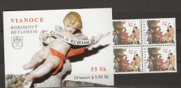 2001 MNH Slovakia Booklet Mi 42 Postfris** - Ungebraucht