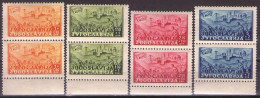 Yugoslavia 1947 Railway Samac - Sarajevo, Mi 529-532 - MNH**VF - Unused Stamps