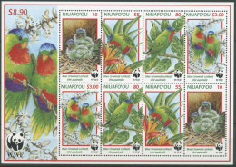 Niuafo'ou 1998 WWF Naturschutz Blaukäppchen Papagei 326/29 K Postfrisch (C26741) - Tonga (1970-...)