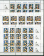 Liechtenstein 1998 Weihnachten Bogensatz 1183/85 Gestempelt (C16338) - Blocs & Feuillets