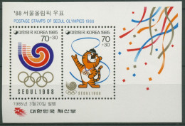 Korea (Süd) 1985 Olympiade Seoul: Maskottchen Block 500 Postfrisch (C30381) - Corée Du Sud