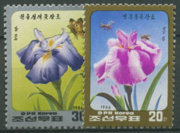 Korea (Nord) 1986 Blumen: Iris 2752/53 Postfrisch - Corea Del Norte