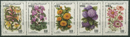 Syrien 1990 Internationale Blumenschau 1780/84 ZD Postfrisch (C30080) - Siria