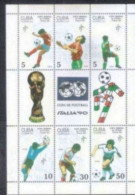29623   Soccer - Football - Italia 90 Cup - Minisheet - MNH - Cb - 1,95 - 1990 – Italy