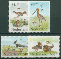 Niederlande 1984 Wiesenvögel: Rotschenkel Kiebitz Kampfläufer 1246/49 Postfrisch - Nuevos