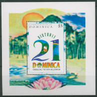 Dominica 1999 Festival-Kommission Emblem Block 388 Postfrisch (C94270) - Dominique (1978-...)