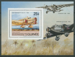 Guinea 1984 Verkehrsmittel Flugzeug Marcetti Block 95 A Postfrisch (C28228) - Guinea (1958-...)