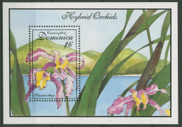 Dominica 1994 Blumen Orchideen Block 258 Postfrisch (C94264) - Dominica (1978-...)