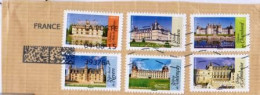 6 TIMBRES " AZAY LE RIDEAU NEVERS VALENCAY ECOUEN AMBOISE ET CHAMBORD " OBLITÉRÉ TOSHIBA 39376A DATAMATRIX (2374)_Ti1475 - Andere & Zonder Classificatie