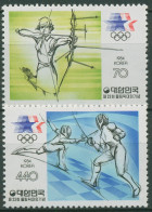 Korea (Süd) 1984 Olympia Sommerspiele Los Angeles 1377/78 Postfrisch - Korea (Süd-)