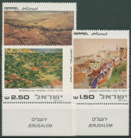 Israel 1981 Jerusalem Gemälde 843/45 Mit Tab Postfrisch - Nuevos (con Tab)