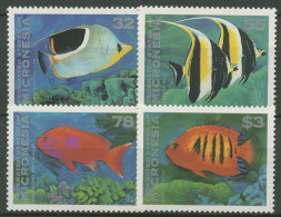 Mikronesien 1995 Fische Engelfisch Halfterfisch Gaukler 418/21 Postfrisch - Micronesië