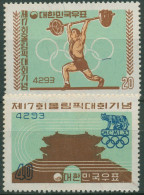 Korea (Süd) 1960 Olympia Sommerspiele Rom 307/08 Postfrisch - Corée Du Sud