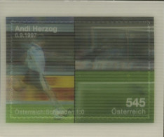 Österreich 2008 Fußball-EM, Andreas Herzog Block 42 Postfrisch (C16528) - Blocs & Feuillets