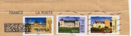 3 TIMBRES " LOUVRE ANCY LE FRANC ET VILLANDRY "  OBLITÉRÉ TOSHIBA 39376A DATAMATRIX (2371)_Ti1477 - Sonstige & Ohne Zuordnung