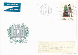 Mi 539 Solo Cover Abroad / Traditional Costumes - 25 July 1995 Vilnius VPPC - Lithuania