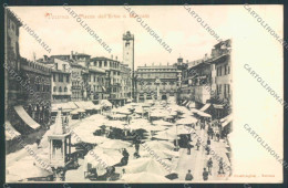 Verona Città Piazza Erbe Cartolina MQ2505 - Verona