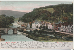 Litho Hann. Münden, Weserblick 1905 - Hannoversch Münden