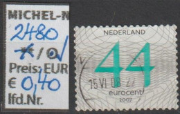 2006 - NIEDERLANDE - FM/DM "..... Für Standardbriefe" 0,44 € Mehrf. - S.Scan  (2480o Nl) - Oblitérés