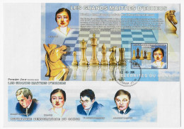 CHESS FDC Congo 2006 - Big Size, Sheet Xie Jun - Schach