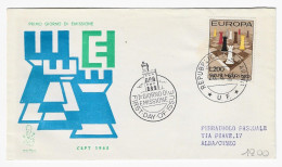 CHESS FDC San Marino 1965 - Ajedrez