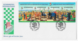 CHESS FDC Azerbaijan 2002 - Schach