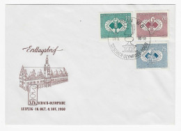 CHESS FDC DDR 1960 - Berlin Cancel - Scacchi