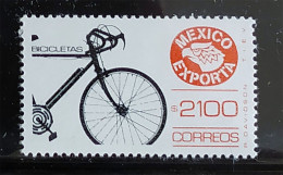 MEXICO EXPORTA Series $2100 BICYCLES Without Underprint "burelage" Scarce High Value Mint NH Unmounted See Img. - Mexico