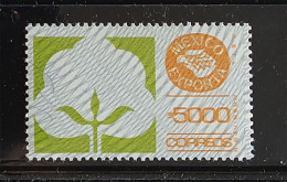 MEXICO EXPORTA Series $5000 COTTON "granite Paper" Type 9 Scarce High Value Mint NH Unmounted See Img. - Mexico