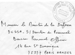 CONGO R.P.1970?."....MISSIONS MEDICALES FRANCAISES- BRAZZAVILLE"... LETTRE EN FRANCHISE. - Autres & Non Classés