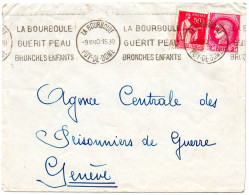 FRANCE.1940.  "THERMALISME. »LA BOURBOULE... ». 2F CERES-50C PAIX. - Kuurwezen
