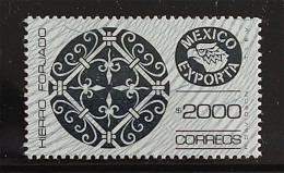 MEXICO EXPORTA Series $2000 WROUGHT IRON "granite Paper" Type 9 Scarce High Value Mint NH Unmounted See Img. - Mexico